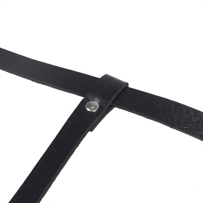 SUBBLIME - LEDER KÖRPERHARNESS SCHWARZ EINE GRÖSSE