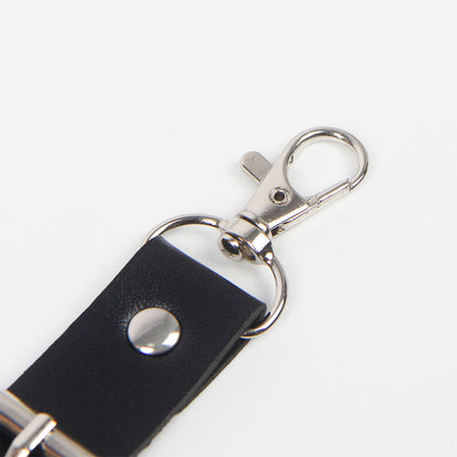 SUBBLIME - GÜRTEL UND STRUMPFHALTER MIT RINGEN UND KETTENDETAIL EINE GRÖSSE