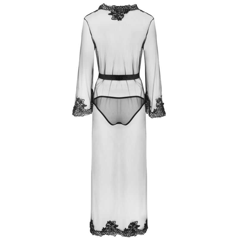 LIVCO CORSETTI FASHION - NOKINA LC XG055 MORGENMANTEL + HÖSCHEN SCHWARZ EINE GRÖSSE