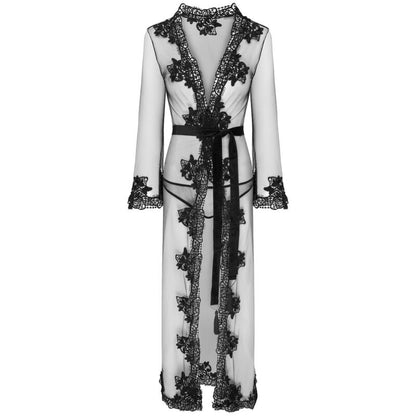 LIVCO CORSETTI FASHION - NOKINA LC XG055 MORGENMANTEL + HÖSCHEN SCHWARZ EINE GRÖSSE