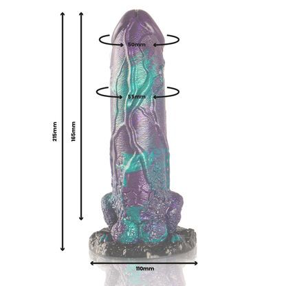 EPIC - BASILISK DILDO DOPPELSCHUPPIG VERGNÜGEN GROSSE GRÖSSE