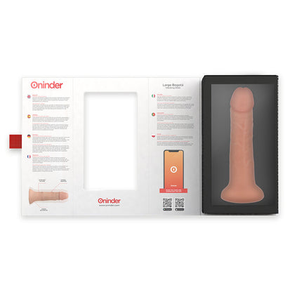 ONINDER - GROSSER BOGOTÁ VIBRATORDILDO 9 GESCHWINDIGKEITEN NATÜRLICH 22 CM -O- 4,5 CM - KOSTENLOSE APP