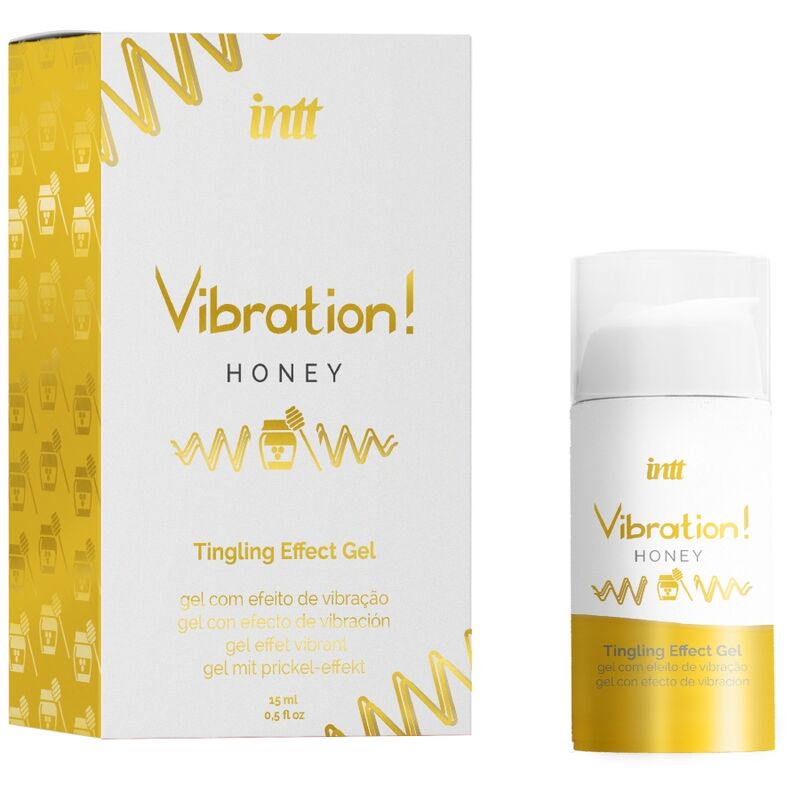 INTT - KRAFTVOLLES INTIM-STIMULANS HONIG-FLÜSSIGVIBRATORGEL 15 ML