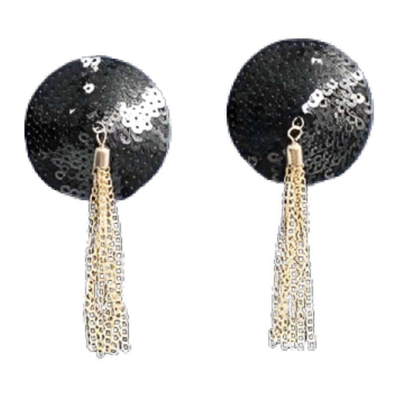 CHILIROSE - CR 4714 NIPPELABDECKUNGEN SCHWARZ