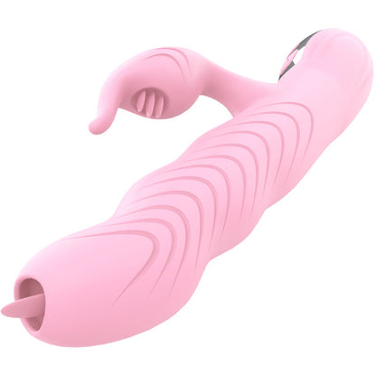 ARMONY - MARCIA VIBRATOR &amp; STOSSEND DOPPELZUNGE WÄRMEEFFEKT ROSA