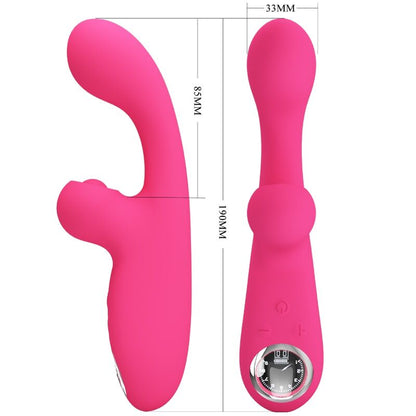 PRETTY LOVE - SKYLAR PINK STIMULATOR-VIBRATOR