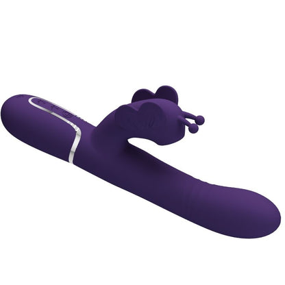 PRETTY LOVE - MULTIFUNKTIONS-RABBIT-VIBRATOR 4 IN 1 SCHMETTERLING LILA
