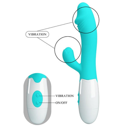 PRETTY LOVE - SNAPPY G-SPOT VIBRATOR AQUA GRÜN