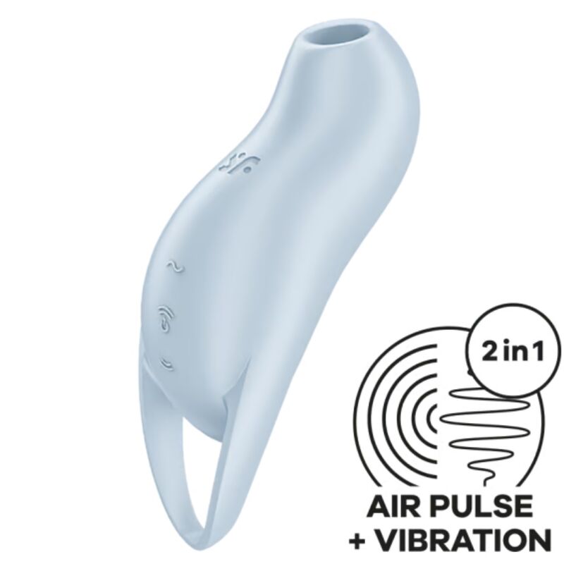 SATISFYER - POCKET PRO 1 KLITORISSTIMULATOR HELLBLAU