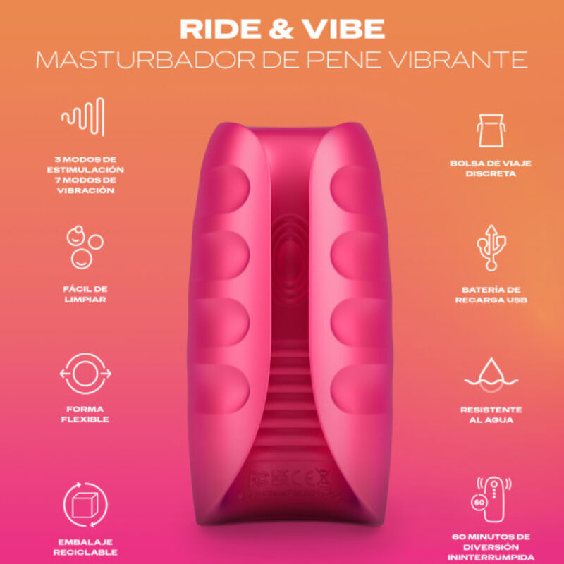 DUREX - TOY RIDE &amp; VIBE VIBRATOR MASTURBATOR