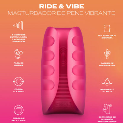 DUREX - TOY RIDE &amp; VIBE VIBRATOR MASTURBATOR