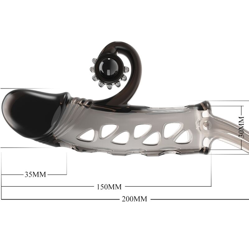 ROMANCE - SCHWARZER VERLÄNGERTER ÄRMEL