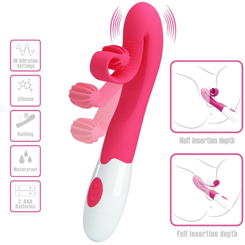 ROMANCE - ROSA VIBRATOR UND STIMULATOR 30 GESCHWINDIGKEITEN