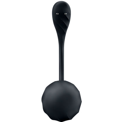 SATISFYER - GERIPPTER BLÜTENBLATT-G-PUNKT-STIMULATOR MIT FERNBEDIENUNG, SCHWARZ, KOSTENLOSE APP
