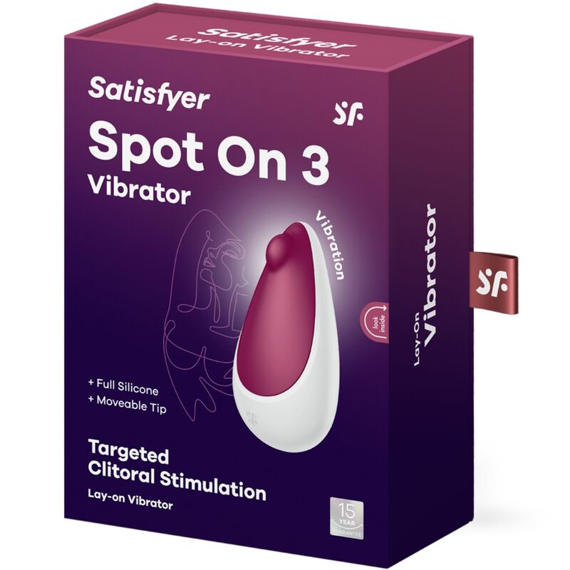 SATISFYER - SPOT ON 3 KLITORISSTIMULATOR BEERE