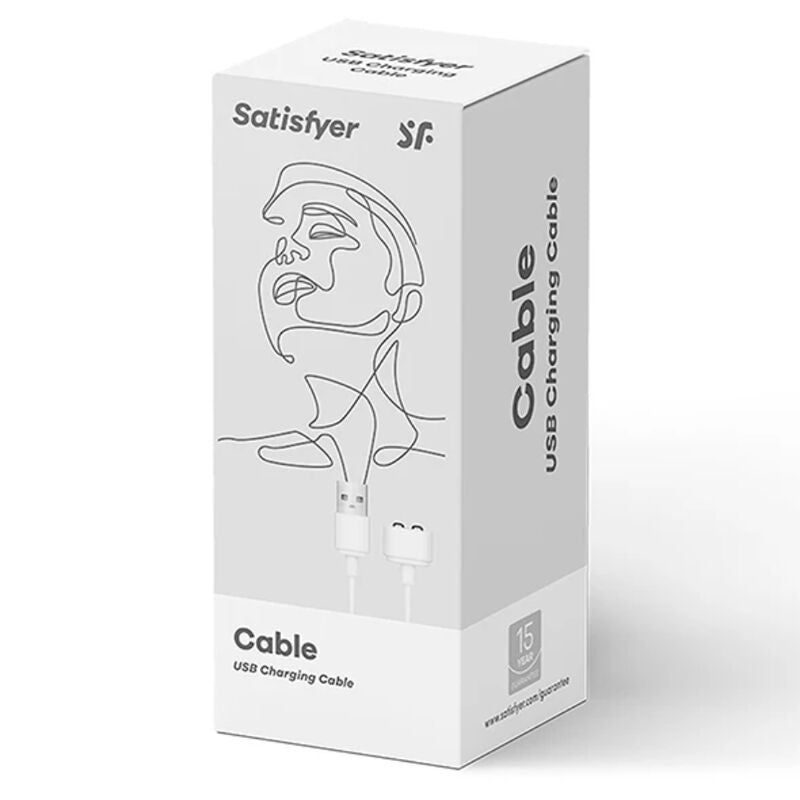 SATISFYER - LADEKABEL WEISS