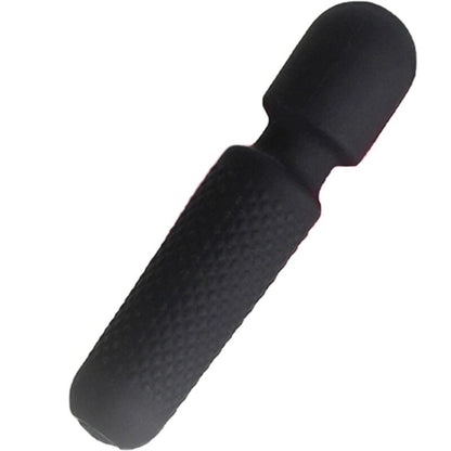 ARMONY - IHR MAGISCHER MASSAGER &amp; VIBRATOR, WIEDERAUFLADBAR, 10 VIBRATIONEN, STAB, PUNKTE, SCHWARZ