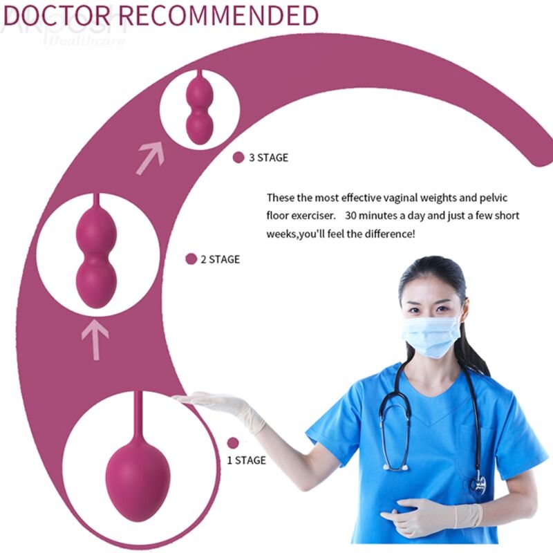 ARMONY - ANABIOSE VAGINALHANTEL 3 EBENEN BURGUNDER