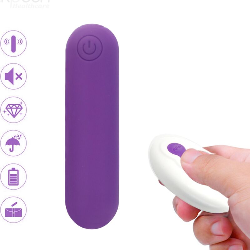 ARMONY - SPLASH JOLINE VIBRATOR BULLET SILIKON FERNBEDIENUNG 10 VIBRATIONEN 6,5 X 1,5 CM LILA