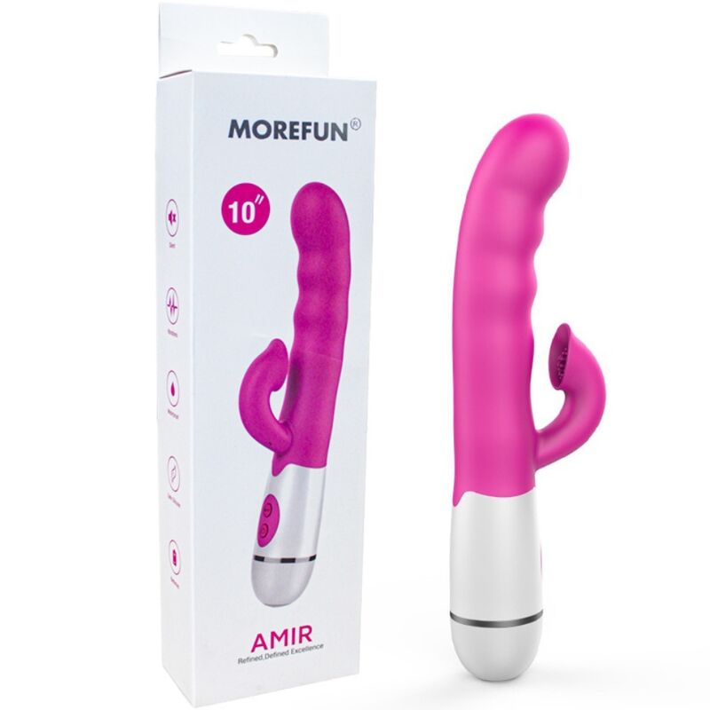 ARMONY - AMIR VIBRATOR MULTIFUNKTION MIT STIMULIERENDER ZUNGE 16 GESCHWINDIGKEITEN ROSA