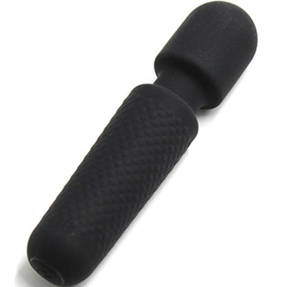 ARMONY - IHR MAGISCHER MASSAGER &amp; VIBRATOR, WIEDERAUFLADBAR, 10 VIBRATIONEN, STAB, PUNKTE, SCHWARZ