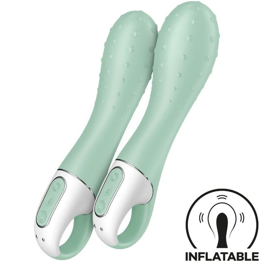 SATISFYER - LUFTPUMPENVIBRATOR 3 AUFBLASBARER G-PUNKT MINT