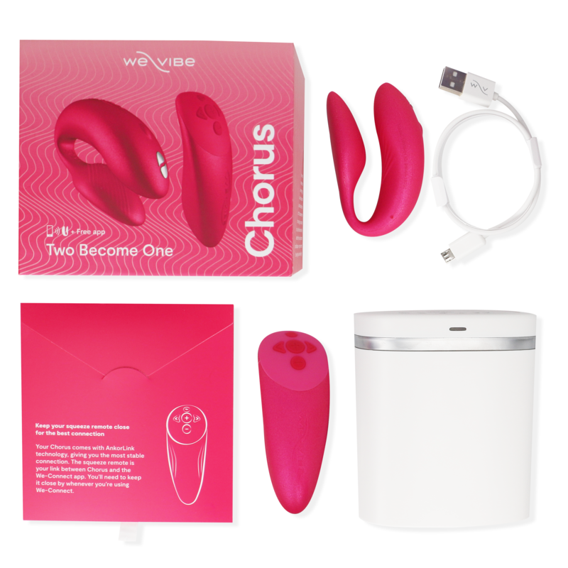 WE-VIBE - CHORUS VIBRATOR FÜR PAARE MIT SQUEEZE CONTROL PINK