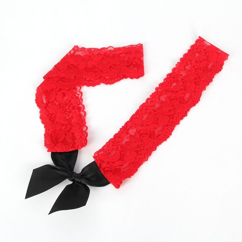 SUBBLIME - 952068 KURZES NETZKLEID MIT SCHWARZEN UND ROTEN NÄHTEN EINE GRÖSSE