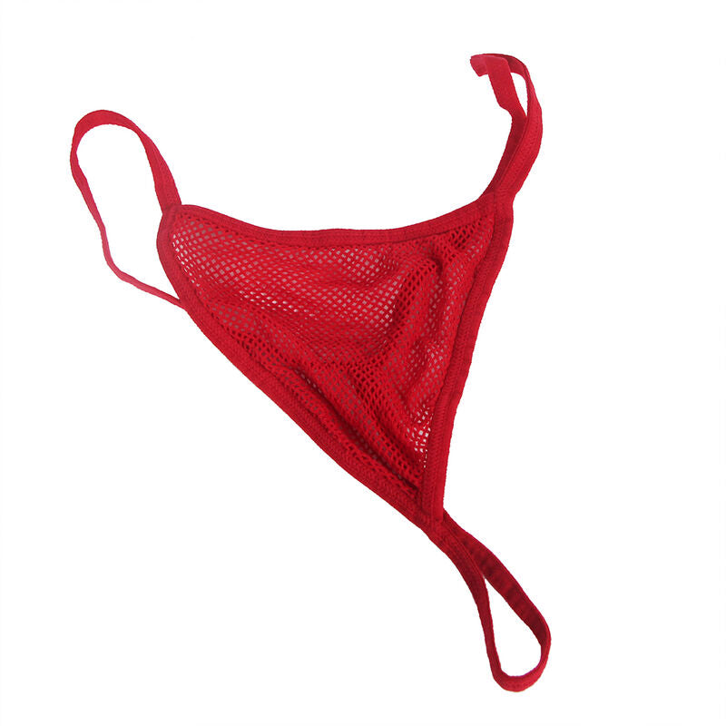 SUBBLIME - 952181 FISHNET BODYSTOCKING MIT HANDSCHUHEN UND DIAMANTEN ROT EINE GRÖSSE