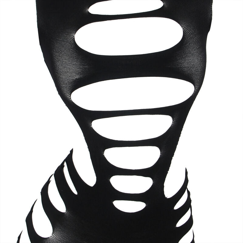 SUBBLIME - 952266 LANGARM ELASTISCHES NETZKLEID SCHWARZ EINE GRÖSSE