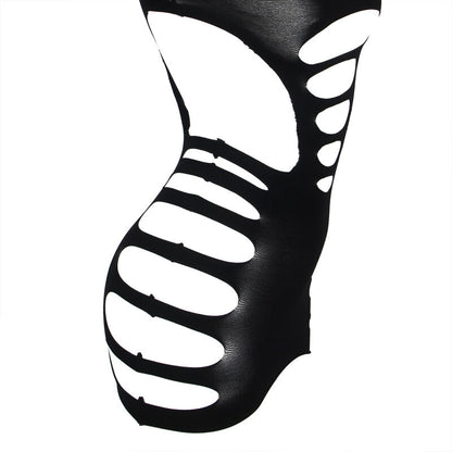 SUBBLIME - 952266 LANGARM ELASTISCHES NETZKLEID SCHWARZ EINE GRÖSSE