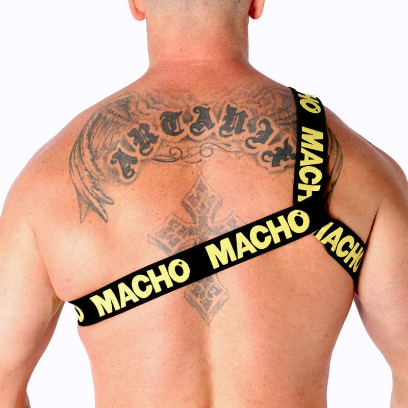 MACHO - RÖMISCHES HARNESS WEISS S/M