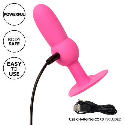 CALEXOTICS - FIRST TIME ANAL PLUG PERLENSONDE 10 VIBRATIONEN ROSA
