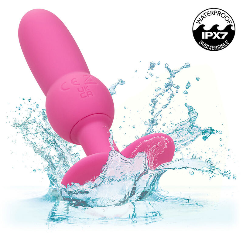 CALEXOTICS - FIRST TIME ANAL PLUG PERLENSONDE 10 VIBRATIONEN ROSA