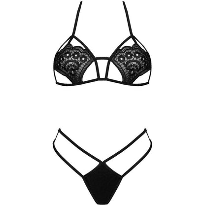 LIVCO CORSETTI FASHION - JIMENA LC 20216 BH + STRING SCHWARZ EINHEITSGRÖSSE