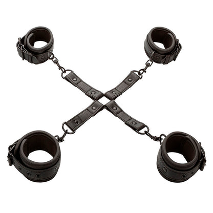 CALEXOTICS – NOCTURNAL HOG TIE CONNECTOR CUERO EINSTELLBAR SCHWARZ