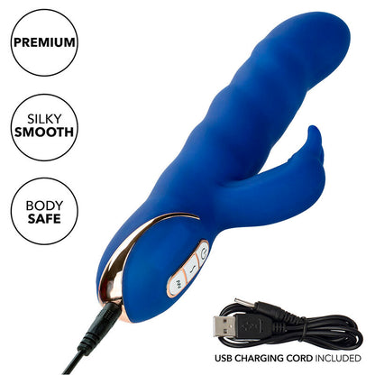CALEXOTICS - JACK RABBIT VIBRATOR WAVE MOTION BLAU