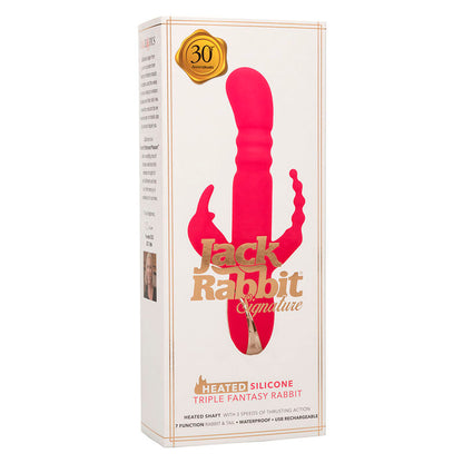 CALEXOTICS - JACK FANTASY DREIFACH BEHEIZTER VIBRATOR RABBIT PINK