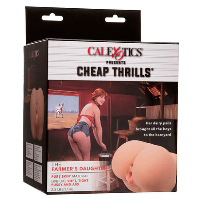 CALEXOTICS - THE FARMERS DAUGHTER DOPPELTER REALISTISCHER MASTURBATOR, FLEISCH