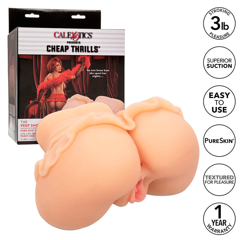 CALEXOTICS - THE PEEP SHOW GIRL DOPPELTER REALISTISCHER MASTURBATOR IN FLEISCH