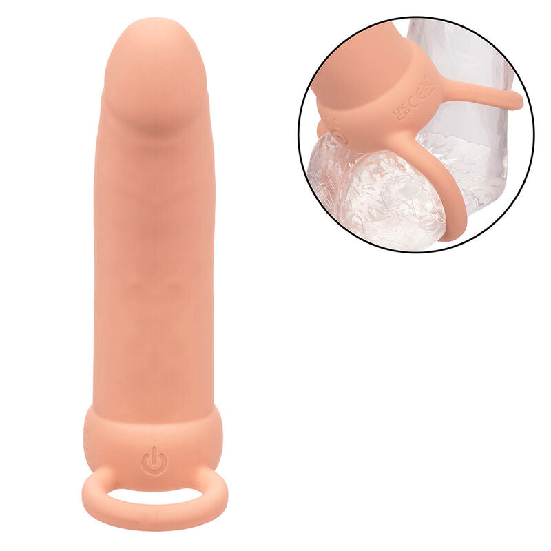 CALEXOTICS - MAXX THICK DUAL PENETRATOR 10 VIBRATIONEN FLESH