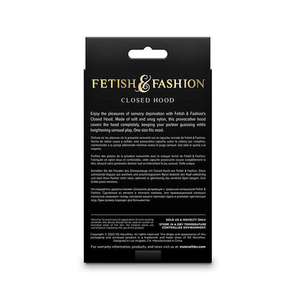 NS NOVELTIES - FETISH &amp; FASHION GESCHLOSSENE MASKE NYLON WEISS