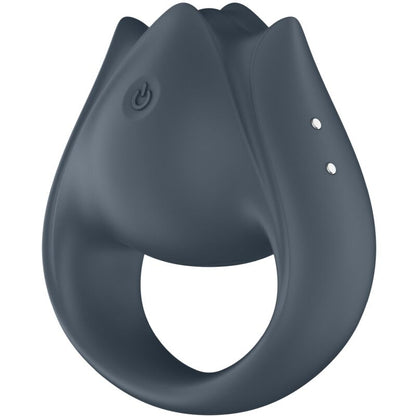 SATISFYER - PERFECT PAIR 2 MULTIVIBRATOR 2 IN 1 PENISRING UND FINGERSTIMULATOR GRAU