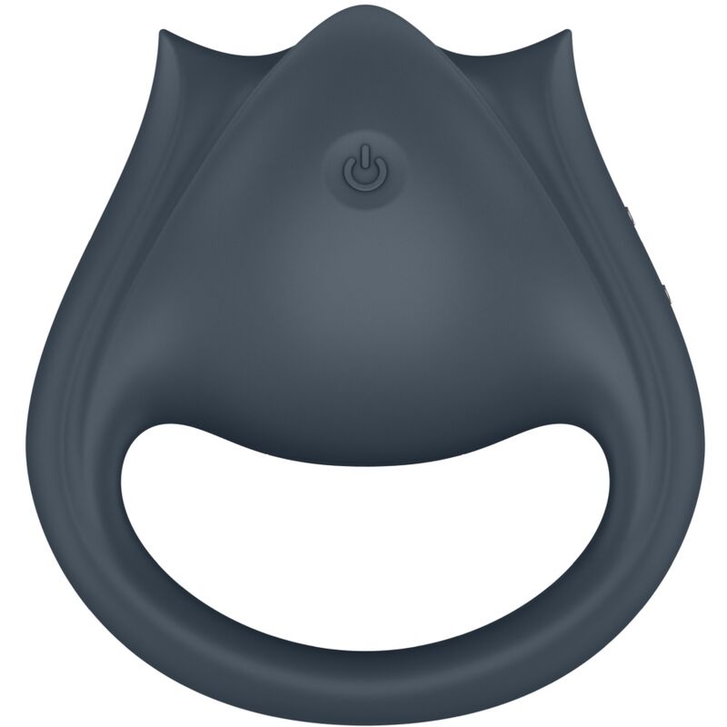 SATISFYER - PERFECT PAIR 2 MULTIVIBRATOR 2 IN 1 PENISRING UND FINGERSTIMULATOR GRAU