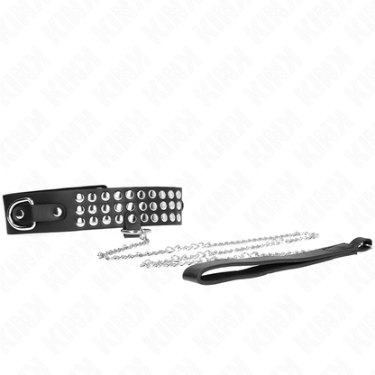 KINK - HALSKETTE MIT GURT 65 CM MIT GLÄNZEND VERSTELLBAR 37-42 CM X 5,3 CM