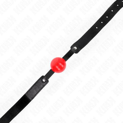 KINK - WEICHER TPE-BALL 4 CM GAG MODELL 1 66 x 2,5 CM VERSTELLBAR 41-61 CM