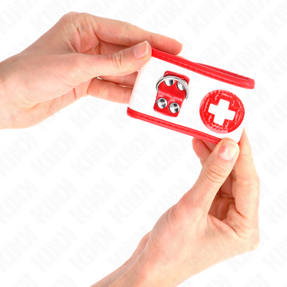 KINK - MINI HANDGELENKFESSELN FÜR KRANKENSCHWESTERN, VERSTELLBAR 18-23 CM X 5 CM