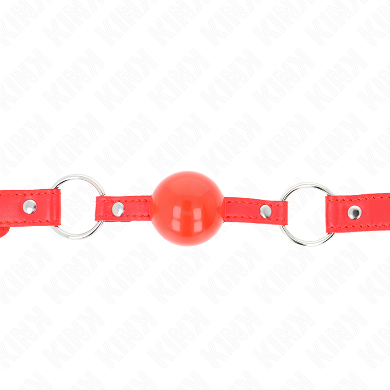 KINK - TPE BALL 4 CM KNEBEL MIT ROJO LOCK 60 x 2 CM