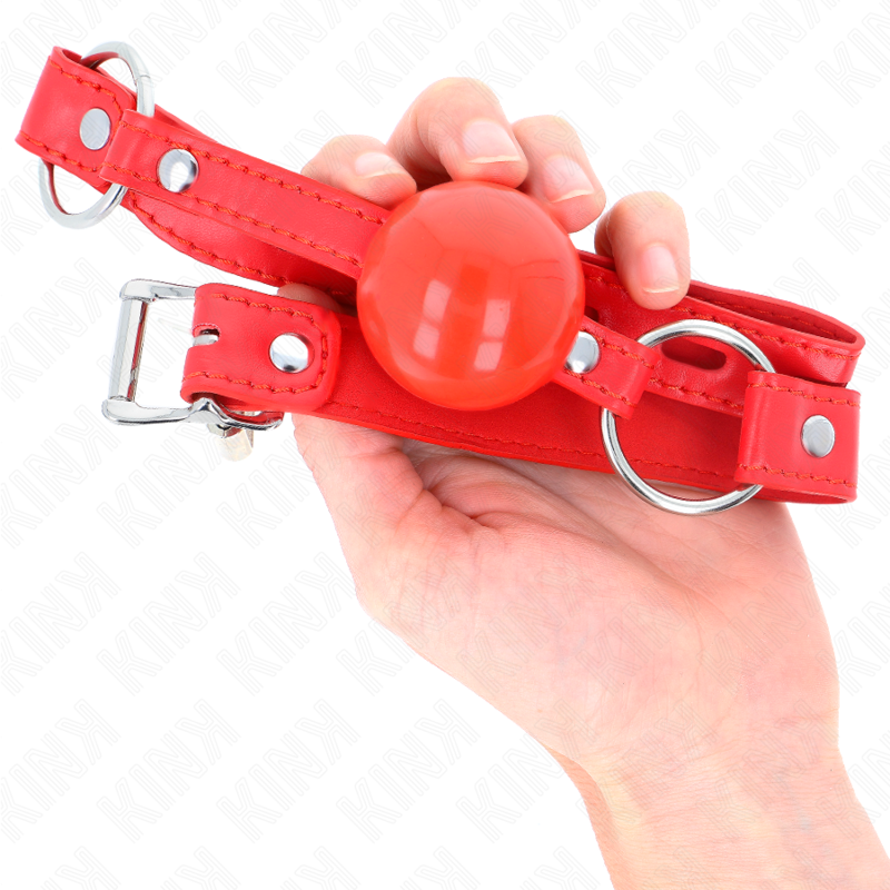 KINK - TPE BALL 4 CM KNEBEL MIT ROJO LOCK 60 x 2 CM