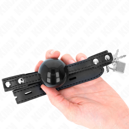 KINK - WEICHER TPE-BALL 4 CM GAG MODELL 3 60 x 2 CM VERSTELLBAR 37-52 CM